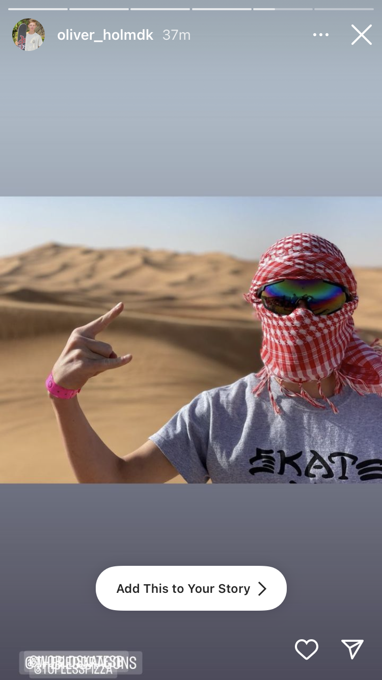 Oliver in Dubai