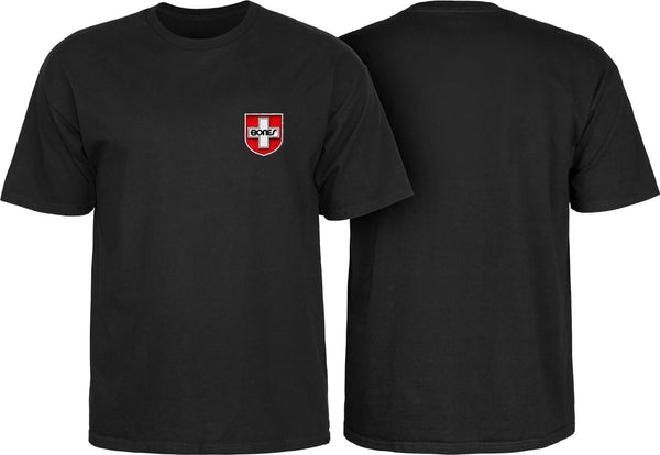 Bones Bearings Swiss Shield T-Shirt Medium