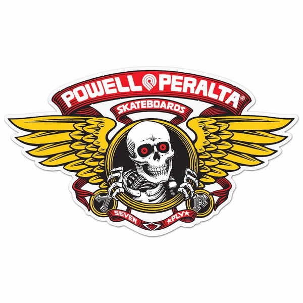 Powell Peralta Winged Ripper 12” Sticker Red