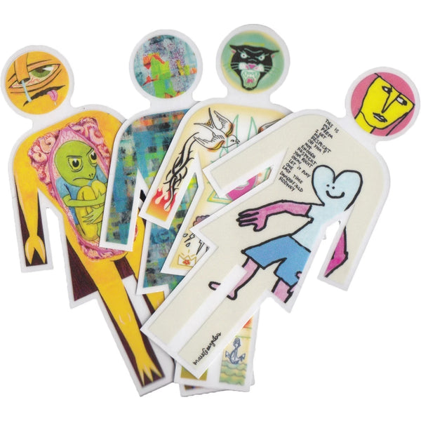 Girl Modernica Stickers 4 Pack