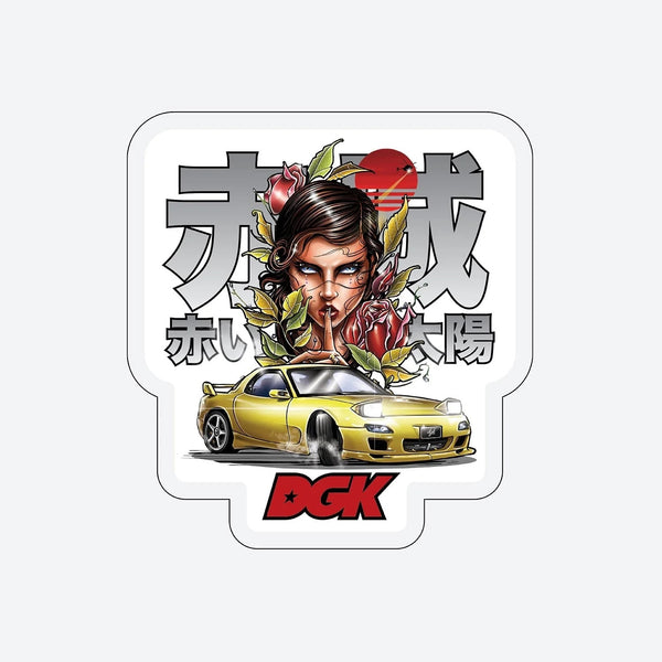 DGK Red Future Stickers