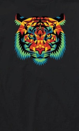 Thank You • Geo Tiger Long Sleeve Large