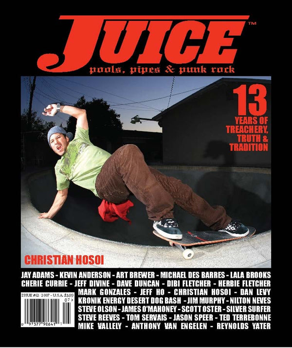 Juice: pools, pipes & punk rock • Vol 14 Issue 62