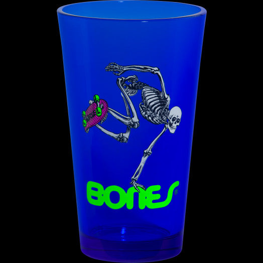 Powell Peralta Blacklight Pint Glass (MULTIPLE STYLES) Skateboard Skeleton