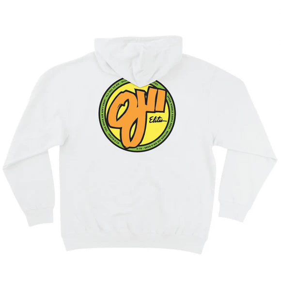 OJ Wheels • Elite Hoodie • White