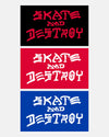 Thrasher Glossy Skate and Destroy Sticker Medium