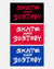 Thrasher Glossy Skate and Destroy Sticker Medium