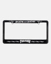 Thrasher Barbed Wire License Plate Cover