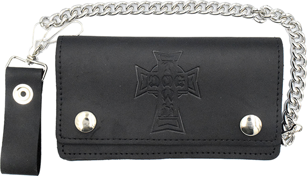 Dogtown Large Leather Chain Wallet