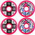 Powell-Peralta Cross Bones Pink 64mm 97A