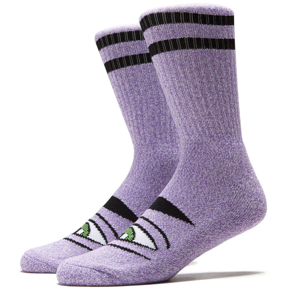 Toy Machine Socks Hearher Sect Eye Purple