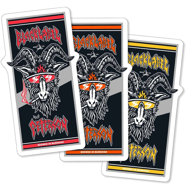 Black Label Peterson Sticker