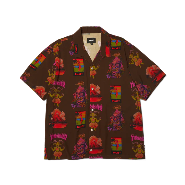 Huf x Thrasher Hawaiian Shirt