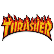 Thrasher Flame Patch - Topless Pizza