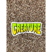 Creature Logo Sticker - Topless Pizza