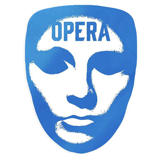 Opera Mask Foil Sticker