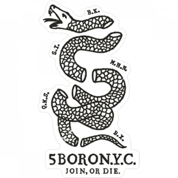 5Boro • Join or Die Snake Sticker