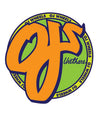 OJS STICKERS STANDARD GREEN/ORANGE 1.5"