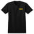 AntiHero • BASIC EAGLE CHEST T-SHIRT • BLACK w/ YELLOW Print S