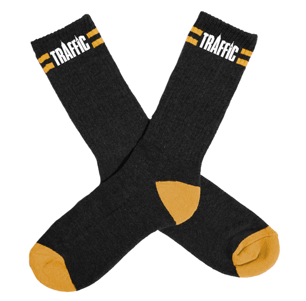 Traffic Merge Crew Socks