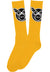 Pig Wheels Tall Socks Gold