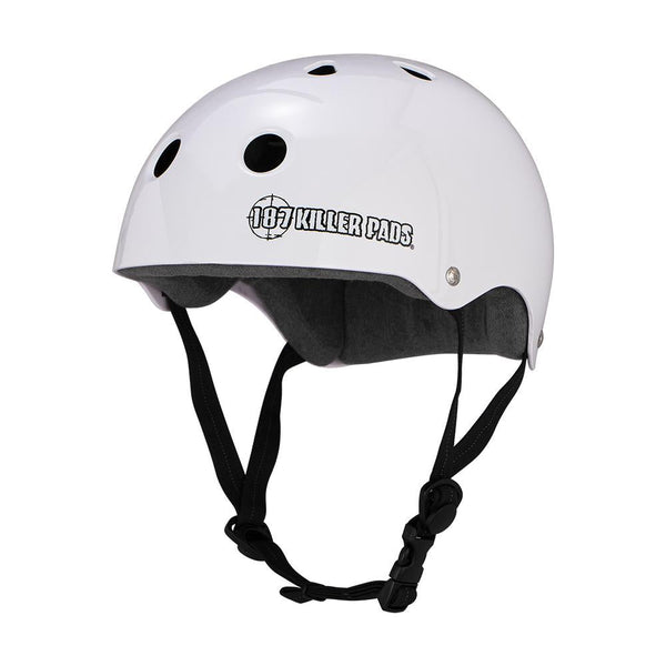 187 Killer Pads • Sweat Saver Helmet • White Glossy Med