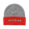 Spitfire Beanie Grey/Red