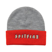 Spitfire Beanie Grey/Red - Topless Pizza