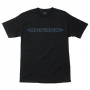 Independent • Bar & Cross Primary T-Shirt • Black w/Navy - Topless Pizza