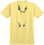 Real • What’s Left Tee • Banana/Black Small