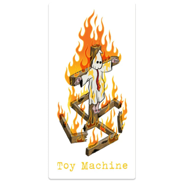 Toy Machine Sticker Charred Cross
