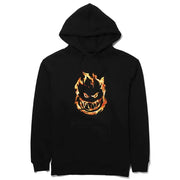 Spitfire Flaming Bighead Hoodie - Topless Pizza