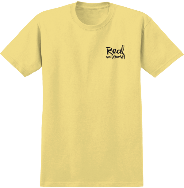 Real • What’s Left Tee • Banana/Black
