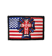 Dogtown • USA Flag Patch • 2 x 3” - Topless Pizza
