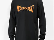 Independent Span Long Sleeve • Black - Topless Pizza