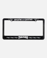 Thrasher Barbed Wire License Plate Holder - Topless Pizza