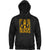 Bones Wheels Hoodie Black and Gold