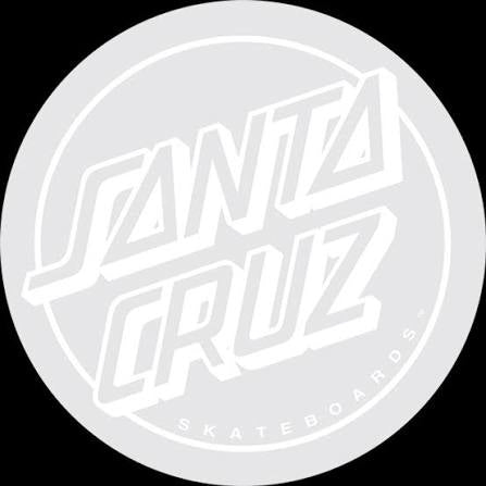 Santa Cruz 3” Dot Clear Sticker
