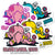 Black Label Sticker Pink Elephant