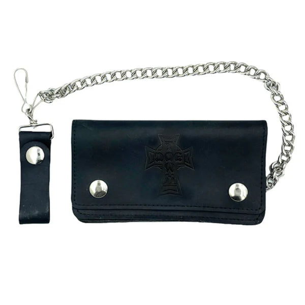 Dogtown Large Leather Chain Wallet
