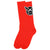 Pig Head Talk Socks Red