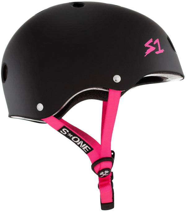 S1 Helmet Lifer Black/Pink