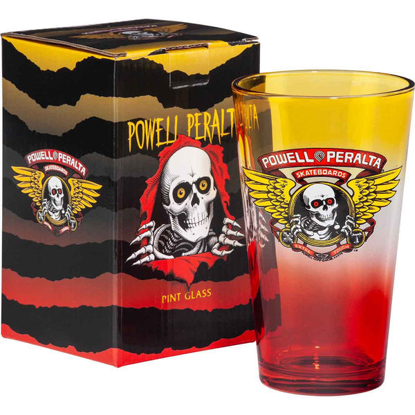 Powell-Peralta Winged Ripper Pint Glass Rasta