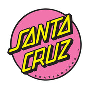 Santa Cruz Sticker • Other Dot • Pink • 3” - Topless Pizza