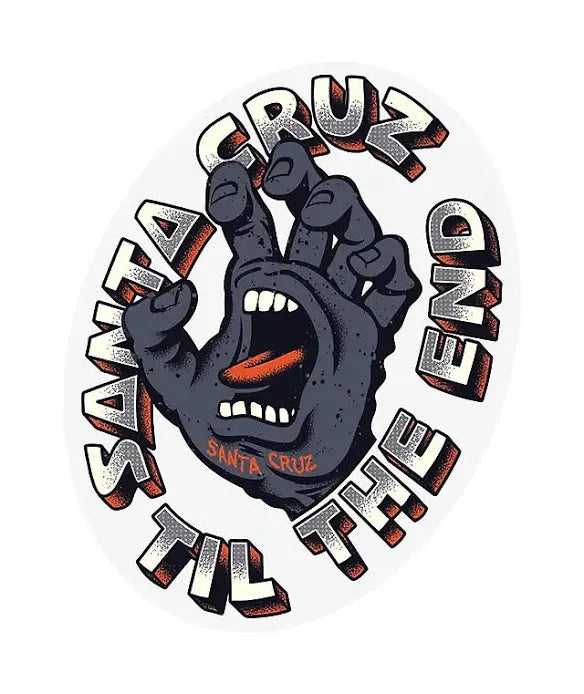 Santa Cruz Sticker Til The End