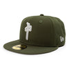 RDS New Era Hat Dynasty Olive/Grey Fitted