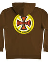 Independent Hoodie Cross Brown