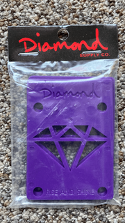 Diamond Supply 1/8 Risers Purple - Topless Pizza