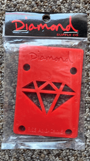Diamond Supply 1/8 Risers Red - Topless Pizza