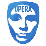 Opera Mask Foil Sticker - Topless Pizza